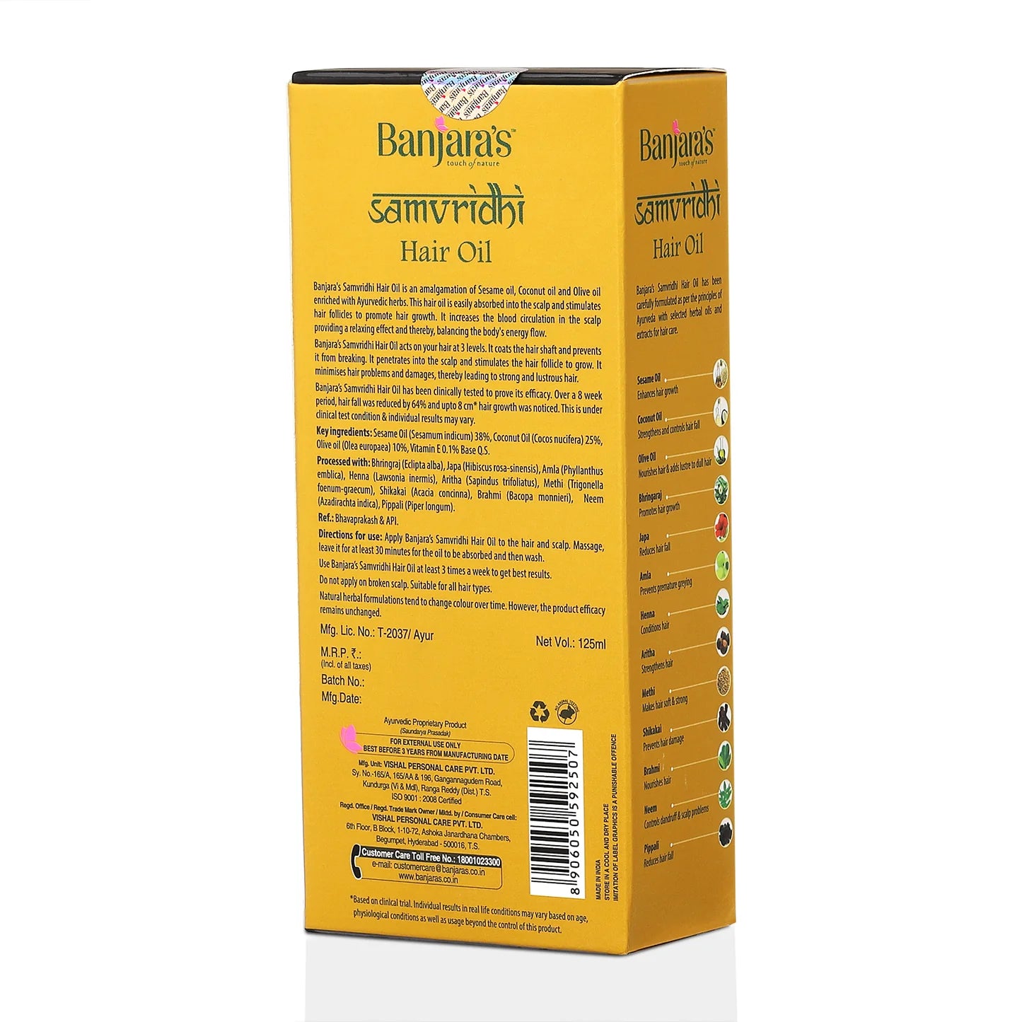 Banjara's Samvridhi Hair Oil - 125ml