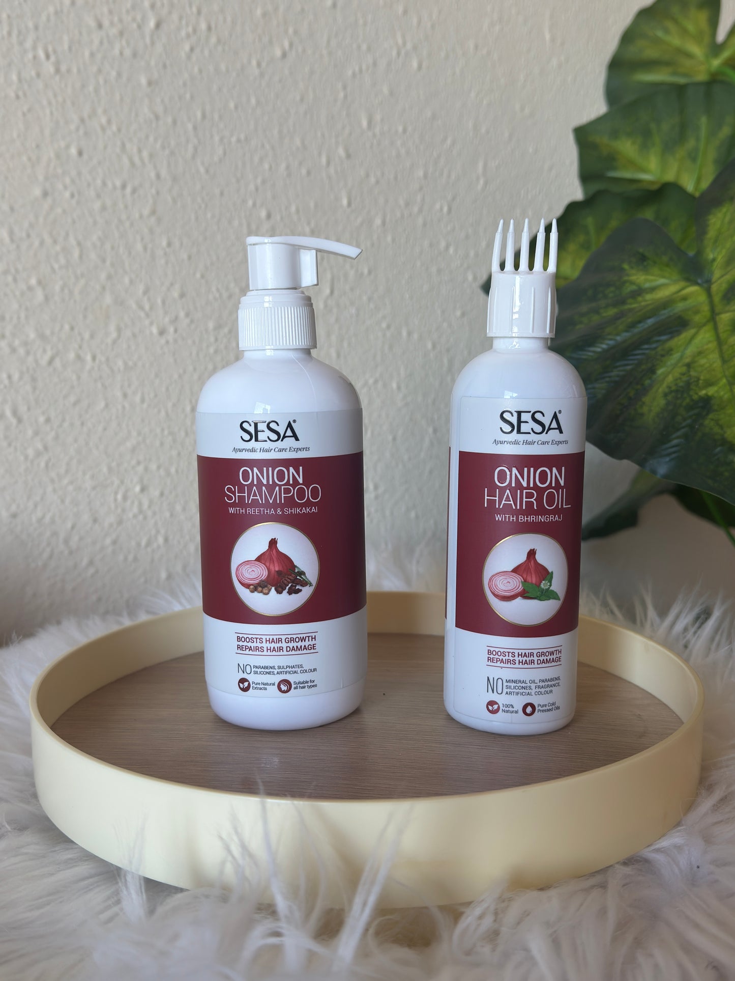 Gamme Sesa Onion et Bhringraj - Boost Hair Growth Repairs Hair Damage