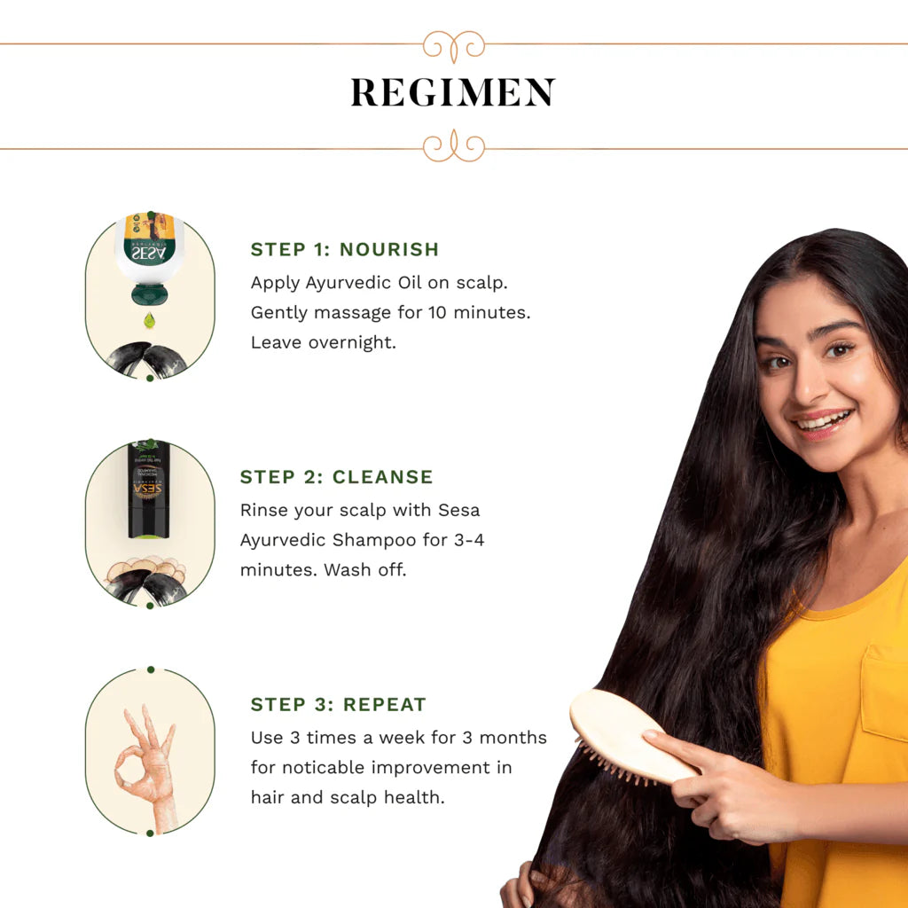 SESA Ayurvedic Anti-Hair Fall Oil - 100ml