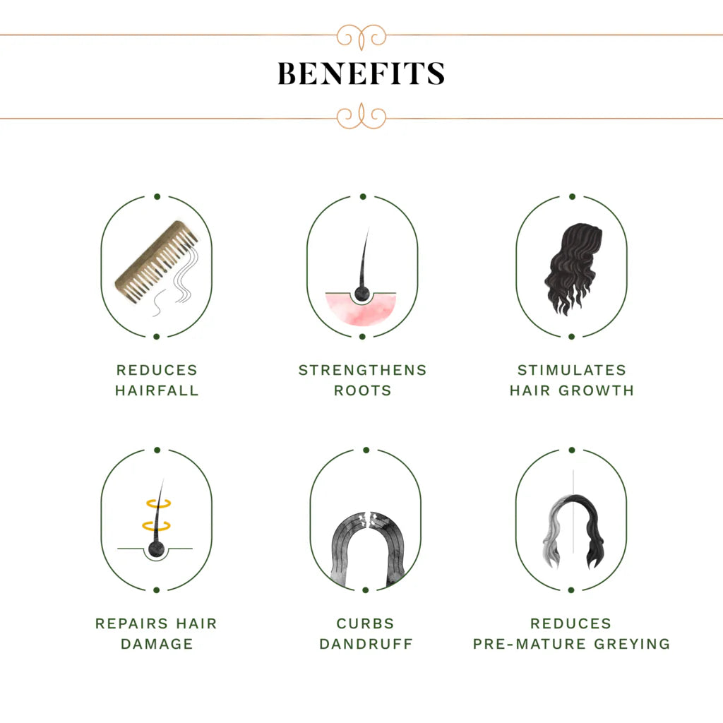 Ayurvedic Strong Roots Hair Oil - 100ml