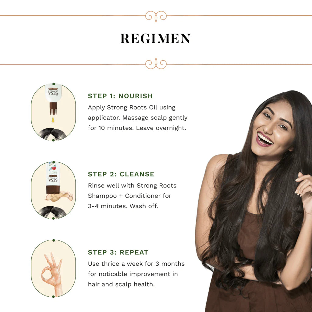 Ayurvedic Strong Roots Hair Oil - 100ml