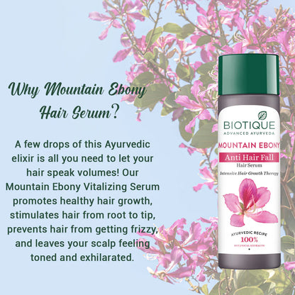 Biotique Mountain ebony anti hair fall hair serum - 120ml
