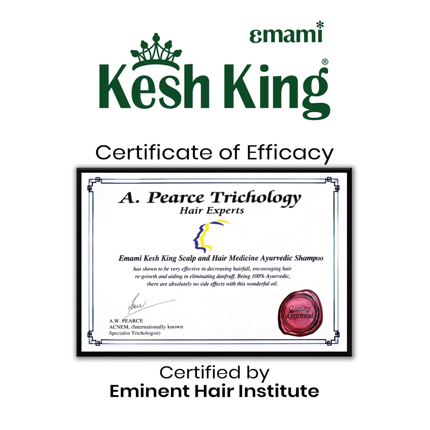 Kesh King Ayurvedic Anti Hair Fall Shampoo - 340ml