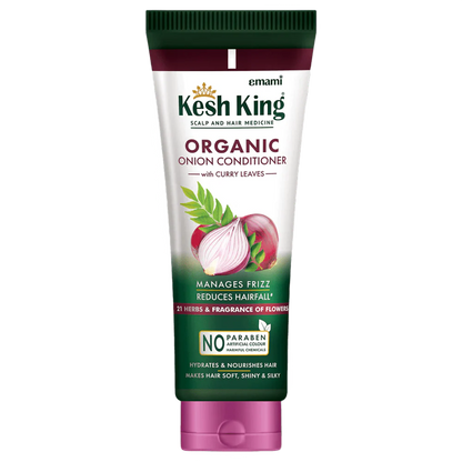 Kesh King Organic Onion Conditioner with Curry Leaves for hydrated and nourished hair - 200ml