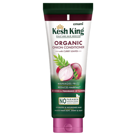 Kesh King Organic Onion Conditioner with Curry Leaves for hydrated and nourished hair - 200ml