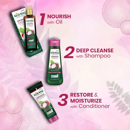 Kesh King Organic Onion Conditioner with Curry Leaves for hydrated and nourished hair - 200ml