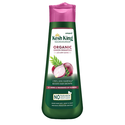 Kesh King Organic Onion Shampoo With Curry Leaves - 300ml