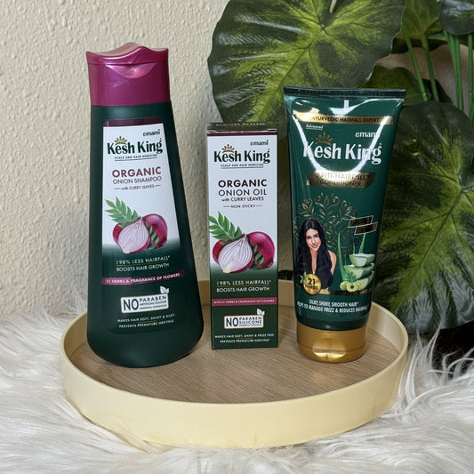 Gamme Kesh King Oignon Bio – Croissance & Nutrition Ayurvédique