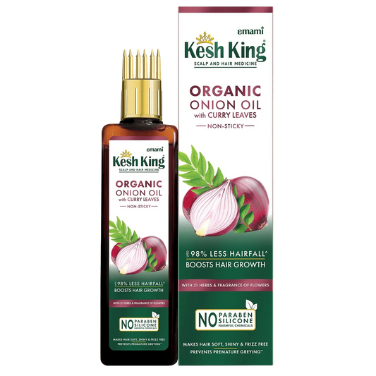 Kesh King Organic Onion Oil With Curry Leaves 200 ml