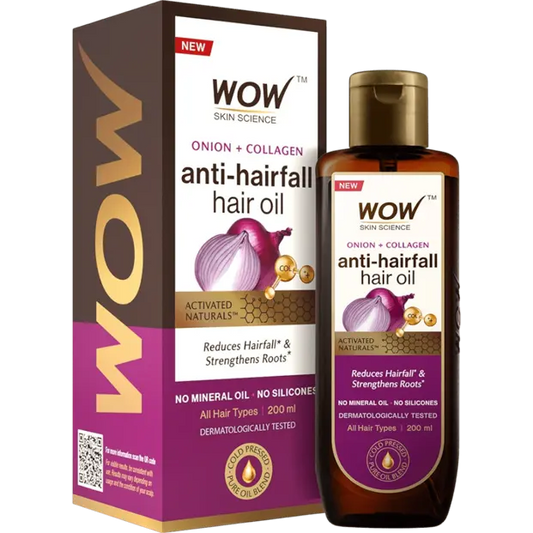 WOW Onion Anti-Hairfall Oil With Collagen - 200ml