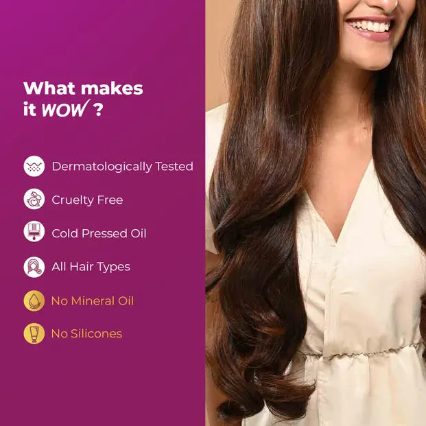 WOW Onion Anti-Hairfall Oil With Collagen - 200ml