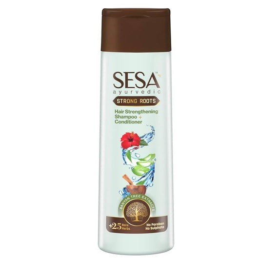 SESA Ayurvedic Strong Roots Hair Strengthening Shampoo & Conditionner - 200ml