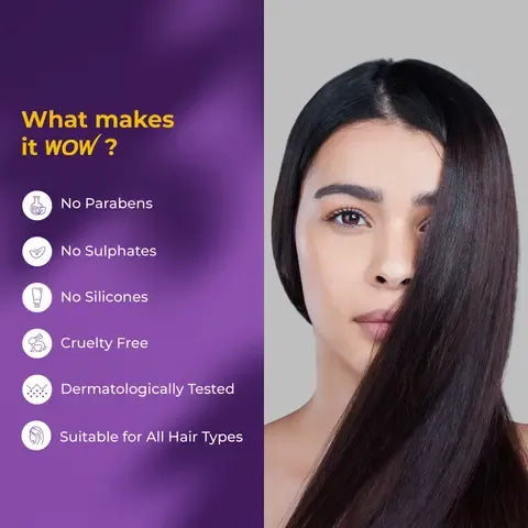 WOW Rosemary With Biotin Shampoo for Hair Growth - 250ml